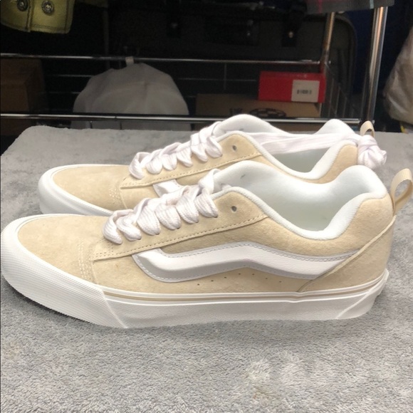 Vans Nu Skool Pig Suede Oatmeal  Low-Top Sneakers - Picture 1 of 5